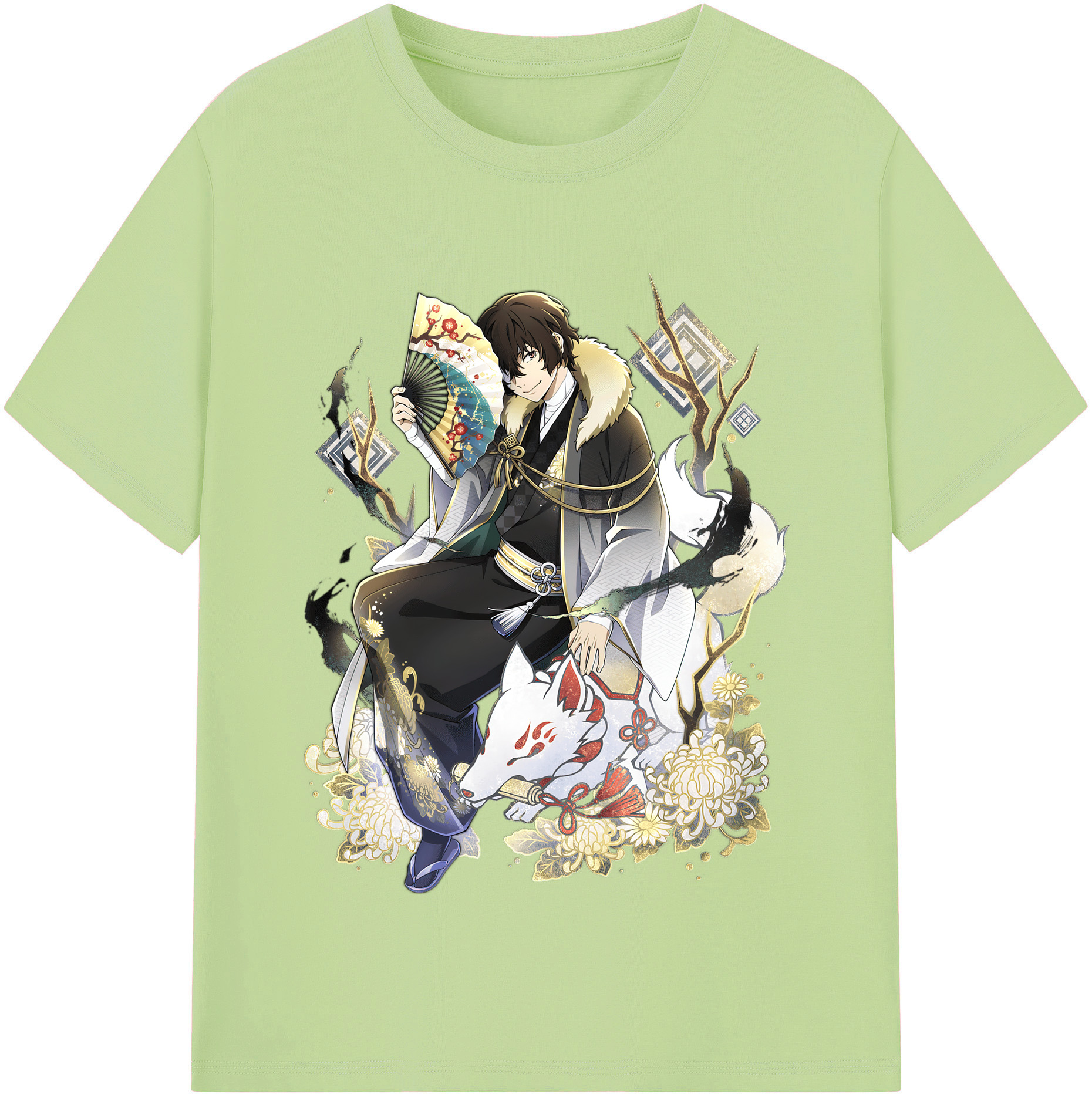 （画像用） 文豪ストレイドッグス Bungo Stray Dogs 綿100％半袖Tシャツ（フロントプリント）